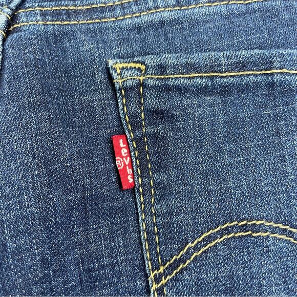 Levi's Women's Skinny Jeans - Dark Blue - Picture 6 of 16